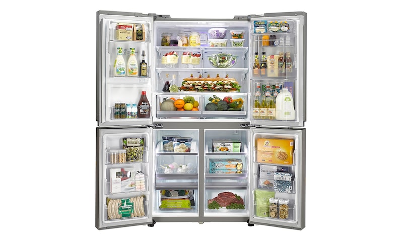 LG 906L Door-in-Door® French Door Fridge with Ice & Water Dispenser, GF-5D906SL